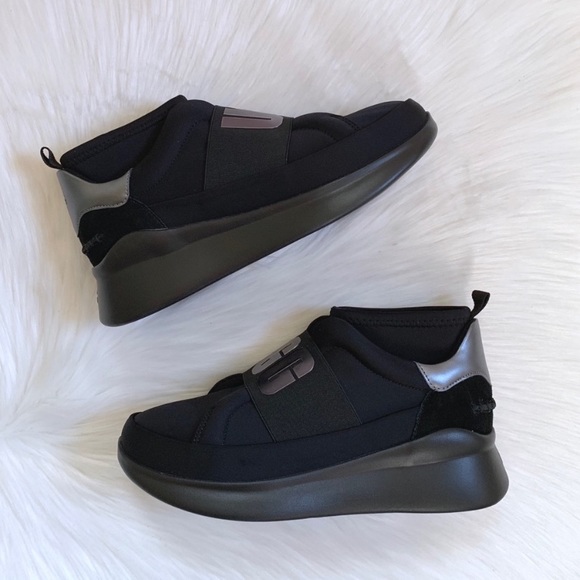 UGG Neutra Metallic Black Sneakers - Picture 7 of 8